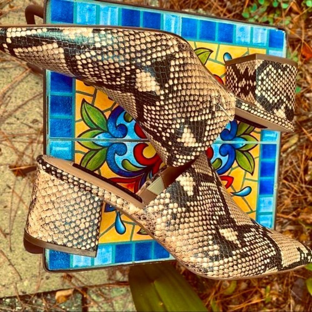 NEW STEVEN BY STEVE MADDEN SELMA PYTHON EMBOSSED … - image 7